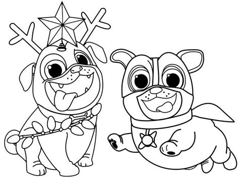 9 Fun Puppy Dog Pals Coloring Pages For Children Coloring Pages