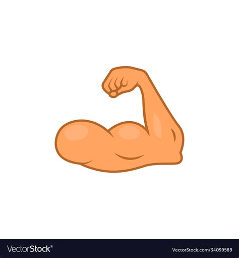 Arm Emoji Strong Muscle Flex Bicep Emoticon Hand Vector Image My XXX Hot Girl