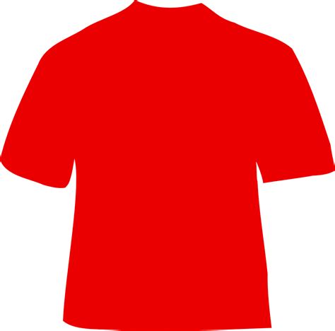 T Shirt Shirt Red Free Vector Graphic On Pixabay