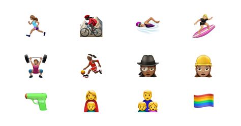 Apple Adds More Gender Diverse Emoji In Ios 10 Apple