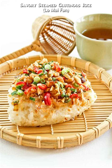 Important nutritional characteristics for glutinous rice. Savory Steamed Glutinous Rice (Lo Mai Fun) | Roti n Rice