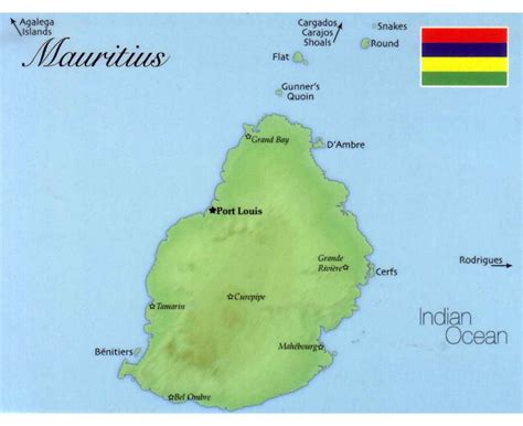 Mauritius Where Is It On The Map Of World United States Map