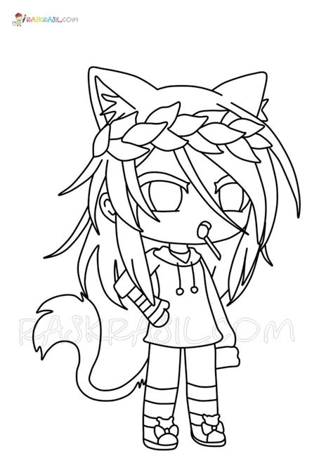 Gacha Life Coloring Pages Unique Collection Print For Free Chibi