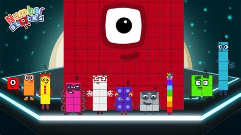 Numberblocks Band Song To The Moon With 1000000 Youtube