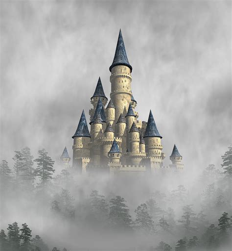 Fantasy Castle In The Clouds