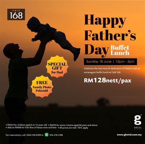 Fathers Day Promotion At G Hotel Gurney Malaysian Foodie