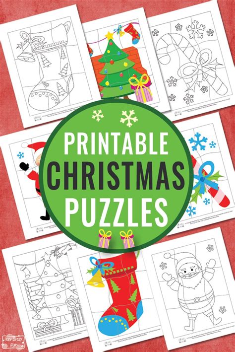 Christmas Puzzles For Kids Free Printable