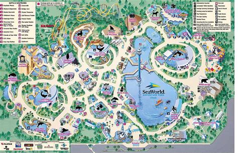 Seaworld Orlando Map