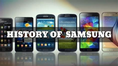 The History Of Samsung Samsung Success Story Historyofsamsung Youtube