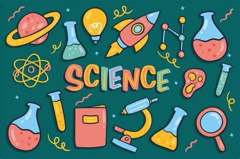 Hand Drawn Science Background Free Vector Freepik Freevector