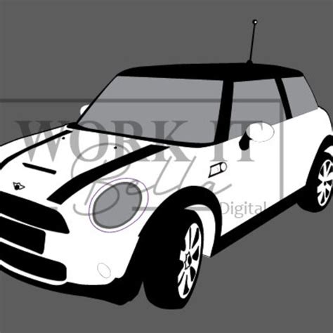 Mini Cooper Logo Clipart Vector Svg File For Cutting With Etsy Ireland