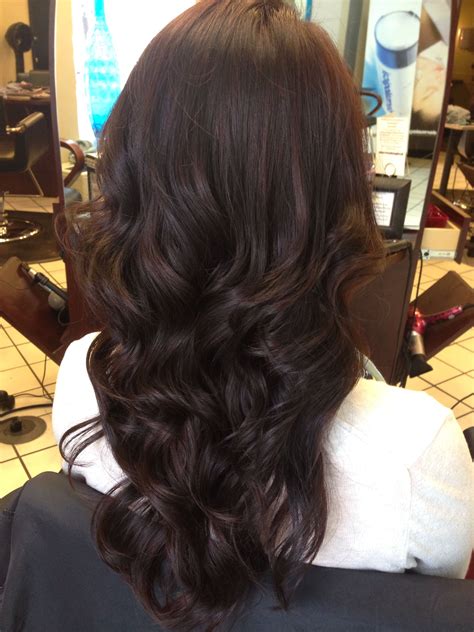 Dark Chocolate Hair A Mix Of Honey Mocha And Violet