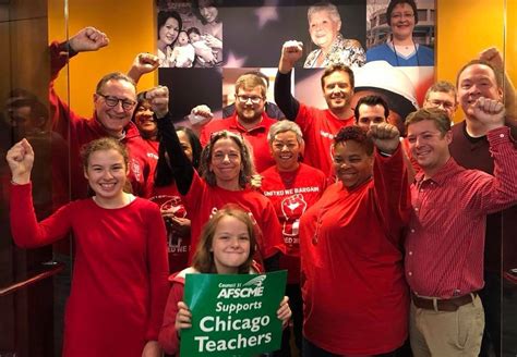 Afscme Stands With Striking Chicago Public School Teachers American