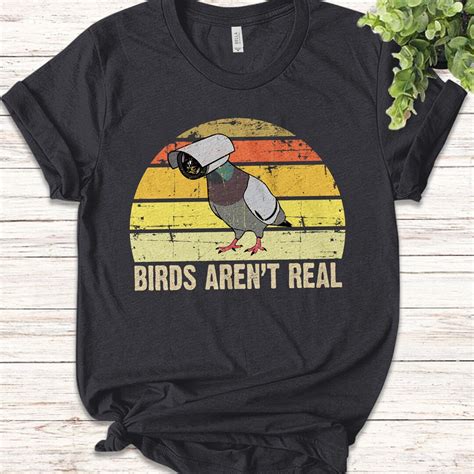 birds are not real shirt funny bird spies conspiracy theory etsy