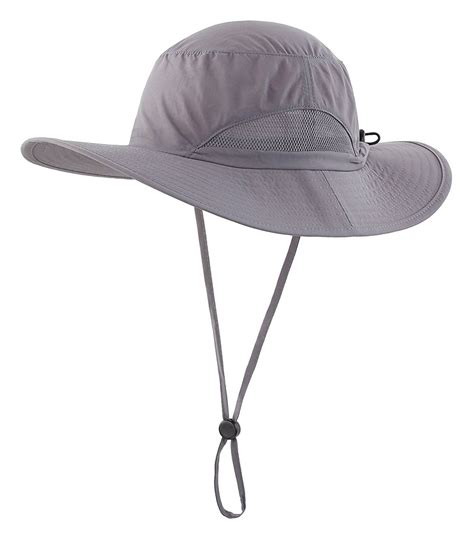 Mens Sun Hats Breathable Light Weight Upf50 Wide Brim Fishing Hat