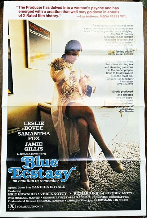 blue ecstasy original poster from the 1980 sexploitation movie tri fold ebay