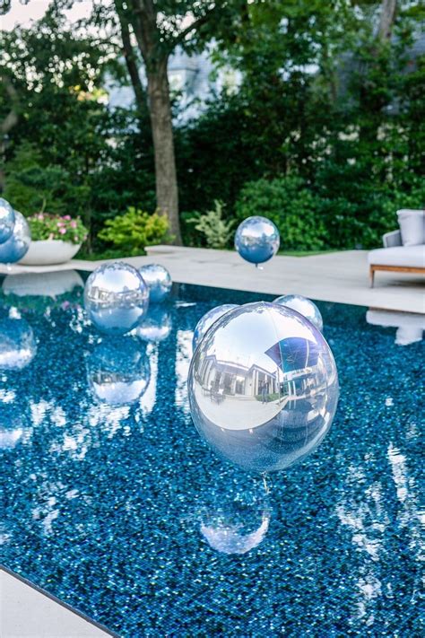 Floating Pool Balloons Ideas Birthday Colorful Summer 30th Birthday