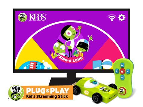 Pbs Kids Plug And Play Kids Tv Streaming Stick Works Without Wifi