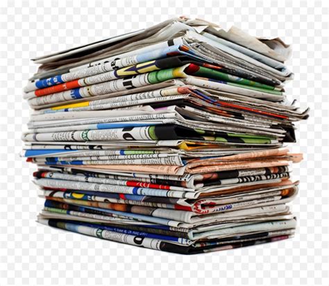 Stack Of Newspapers Png Image Newspaper Recyclingnewspapers Png