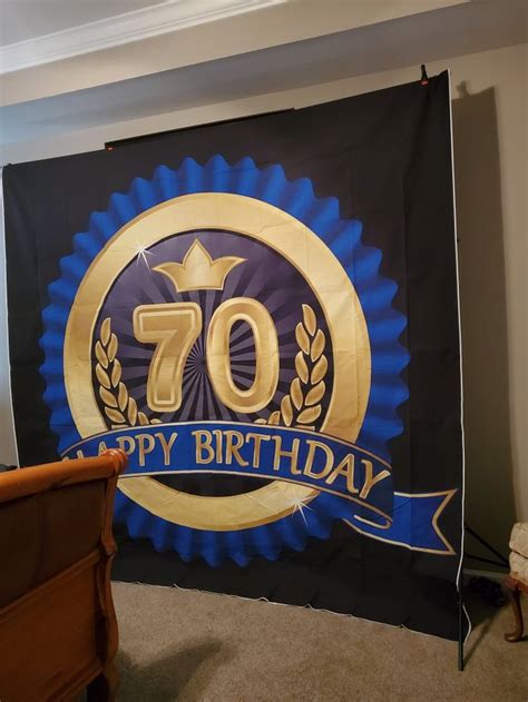 Backdrops For 70th Birthday Party