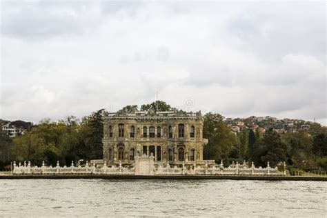 Patrimonial Stone Waterfront Mansion In Istanbul Turkey Stock Image
