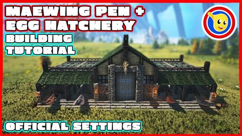 Ark Genesis 2 How To Build A Maewing Pen W Egg Hatchery Building
