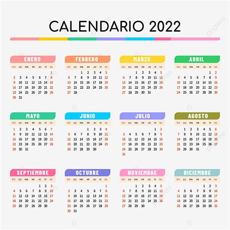 Calendario2022decoracióncalendarcalendario Transparentetemporada