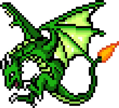 Dragon Pixel Art Png