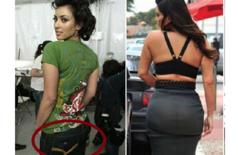 14 Shocking Photos That Prove Kim Kardashians Butt Is Completely Fake