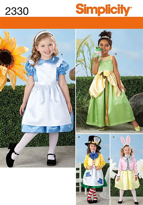 Alice In Wonderland Costume Pattern Design Patterns