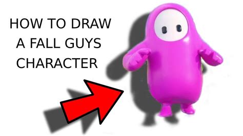 How To Draw A Fall Guys Characters Youtube