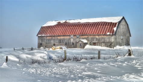 Free Images Snow Cold White Barn Weather Season Winter
