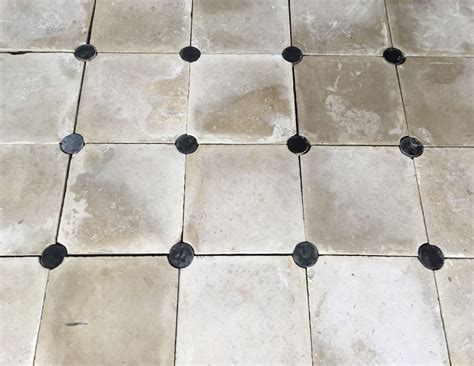 Historic Antique French Limestone Floor From Abbey Sold Bca Matériaux