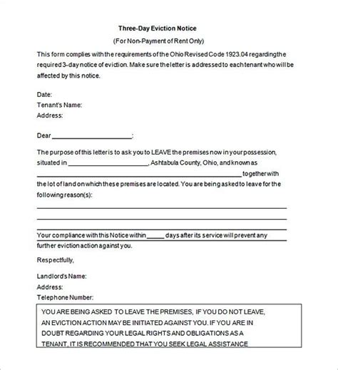 Free Download Eviction Notice Template What Landlords Need To Know Mous Syusa Free