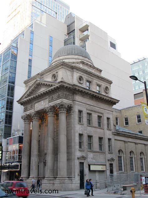 Toronto On Historic Bank Building On Yonge South Of Shuter Banks