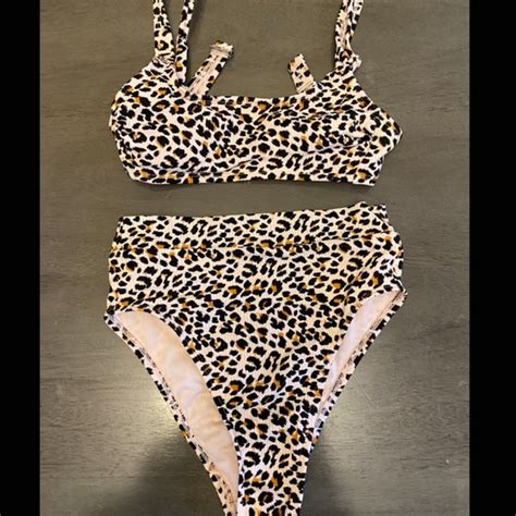 Xhilaration Swim Target Xhilaration Swim Cheetah Bikini Poshmark