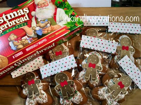 Due to the less number of christians in india, this festival is not celebrated in a huge like other countries do. Individually Wrapped Christmas Treats : Easy Christmas Gingerbread Treats Ink And Inspirations ...