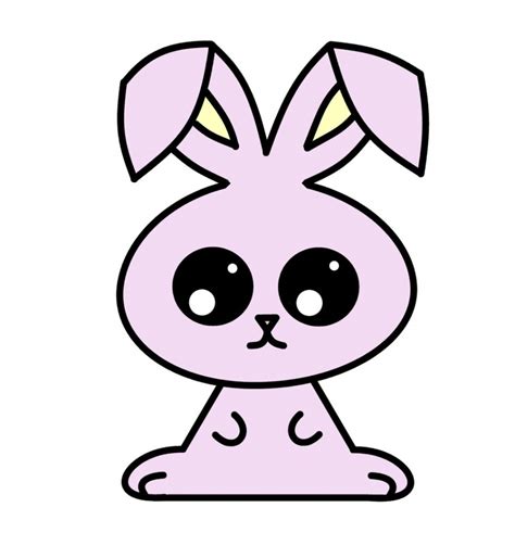 How To Draw A Cartoon Bunny