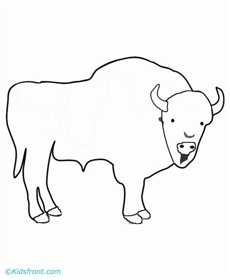 Bison Coloring Pages Coloring Home