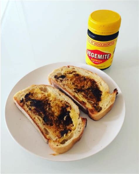 Vegemite On Buttered Toast Australian Snacks Aussie Food Australian