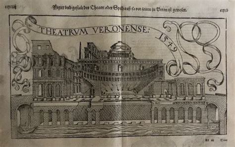 Italy Verona Sebastian Munster Theatrum Veronese 1549 Catawiki