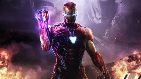 Avengers Endgame Iron Man Infinity Stones K Wallpaper Pc Desktop