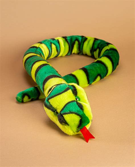 Green And Black Snake Soft Toy 100cm Long Soft Toy Snake T Idea
