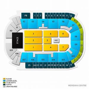 Meridian Centre Seating Chart Vivid Seats