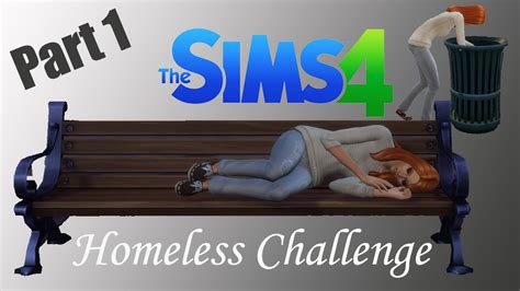 Lets Play The Sims 4 Homeless Challenge Part 1 Youtube