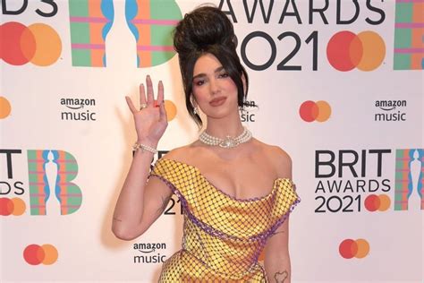 Dua Lipa In Stockings Wowed The Audience At The Brit Awards 2021 With A