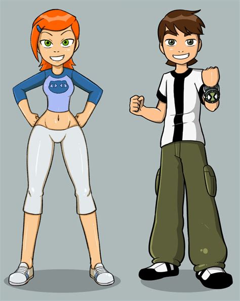 Gwen And Ben Tennyson By Garabatoz By Evil Count Proteus On Deviantart