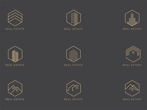 Elegant Real Estate Logo Pack By Logo Templates On Dribbble