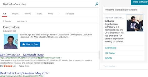 Microsoft Artificial Intelligence Building Chat Bots With Bing Search