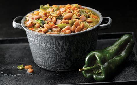 Soak overnight or bring to a boil and boil for two minutes, remove from heat. Roasted Poblano Pinto Bean Stew